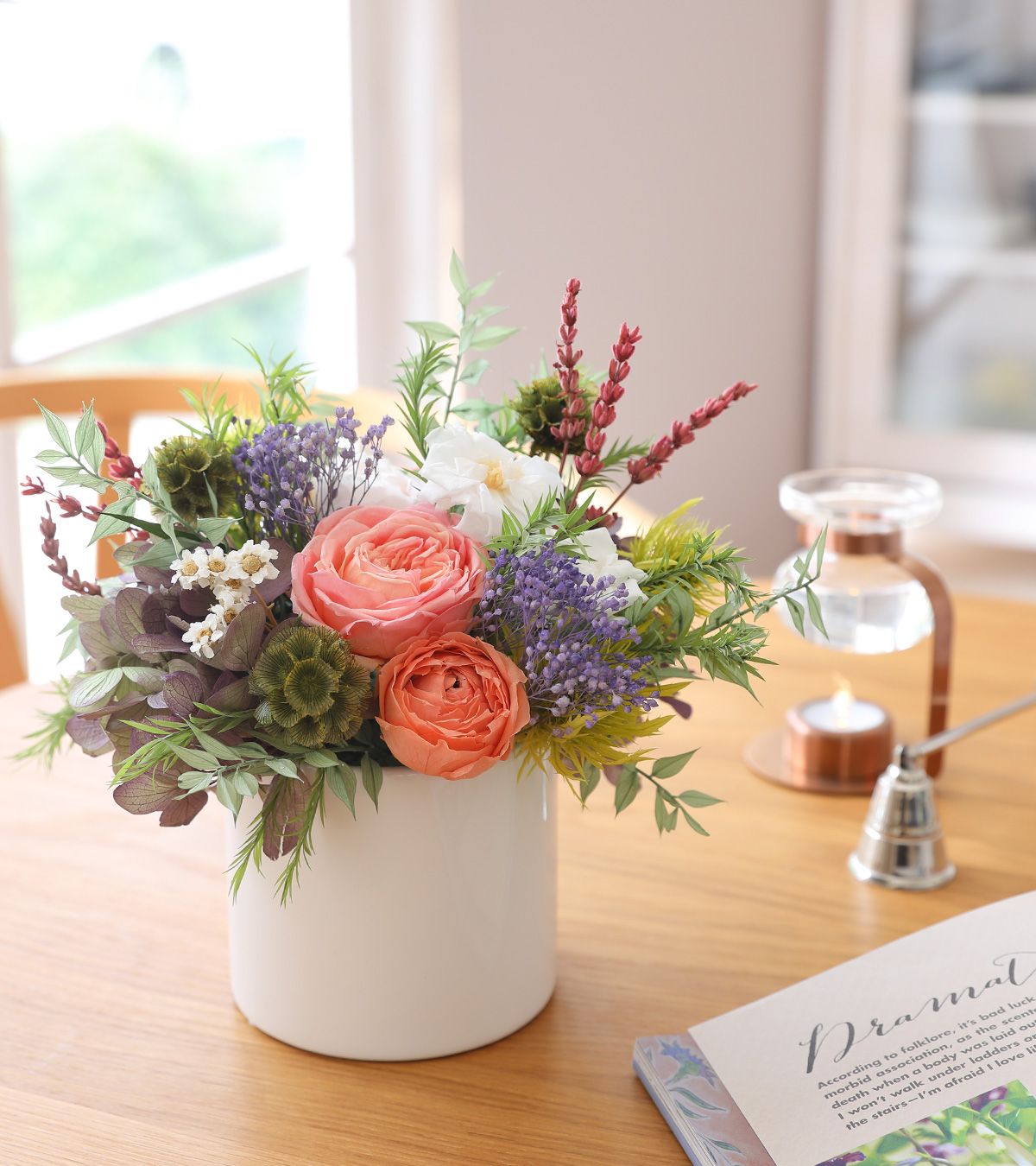 プリザーブドフラワー ギフト プレゼント 女性 記念日 ローズ インテリア ディスプレイ 誕生日 結婚祝い アレンジメント