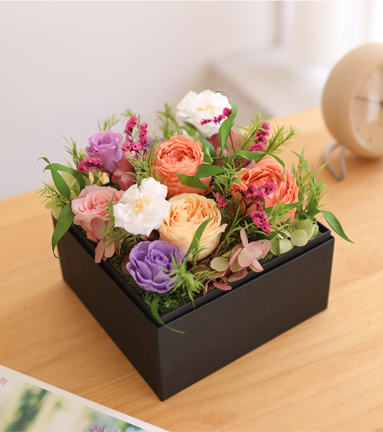 プリザーブドフラワー ギフト プレゼント 女性 記念日 インテリア ディスプレイ 誕生日 結婚祝い アレンジメント
