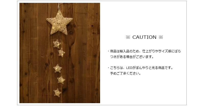 クリスマス雑貨 LEDスターアイコン